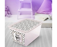 Branq Sandėliavimo dėžė X box dots 30L Skaidri
