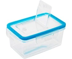 BRANQ 0,65 l plastikinis indelis Q-LOCK, mėlynas