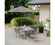 Poliesterio sodo skėtis 3 m antracito spalvos PATIO