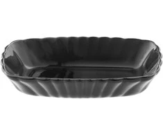 Mezze lėkštė 18 x 11,5 cm juoda PASABAHCE