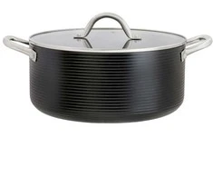 Aliuminio puodas su dangčiu Ribs 28 cm 7,4 l AMBITION
