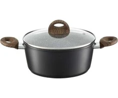 Puodas aluminiowy su dangteliu Terra 28 cm 5,6 l AMBITION