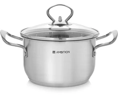 Puodas plieno su dangteliu Petite 16 cm 1,9 l AMBITION
