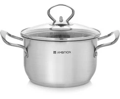 Puodas plieno su dangteliu Petite 16 cm 1,9 l AMBITION