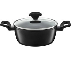 Puodas su dangčiu Carbon su powłoką Qualum Basic Stone Edition 28 cm 7,7 l AMBITION