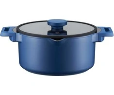 Puodas keramine danga su dangčiu Cobalt Ambition 24cm/4.7L visoms kaitlentėms