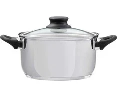Puodas ze stali nierdzewnej su dangteliu Lima 24cm DOMOTTI