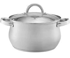 Puodas su stikliniu dangteliu Domingo 16 cm 2,1 l DOMOTTI