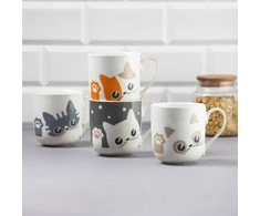 Puodelis 440 ml Kitty beige AMBITION