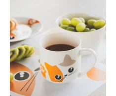 Puodelis 440 ml Kitty oranžinis AMBITION