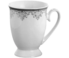 Puodelis porcelianinis DIANA 300 ml baltas Ambition 62950