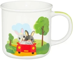 Puodelis Betty and Bunny 240 ml automobilio AMBITION JUNIOR