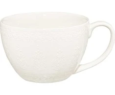 Puodelis Galactic Baltas Paisley 450 ml AMBITION