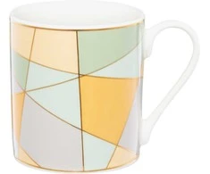 Puodelis Geometric pastel 380 ml romby AMBITION