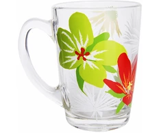 Puodelis New Morning Pop Flowers Žalias 320 ml LUMINARC