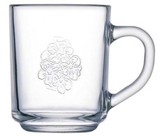 Gėlių skaidrus puodelis 250 ml LUMINARC