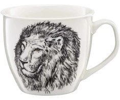 Lion Wild porcelianinis puodelis 550 ml AMBITION