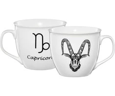 Zodiako porcelianinis puodelis 550 ml Ožiaragis AMBITION