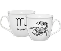 Zodiako porcelianinis puodelis 550 ml Scorpio AMBITION