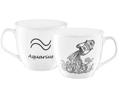 Zodiako porcelianinis puodelis 550 ml Vandenis AMBITION