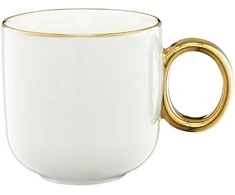 Puodelis Royal 380 ml balta ir-auksinė AMBITION