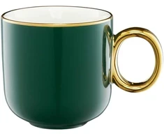 Puodelis Royal 380 ml zielono-auksinė AMBITION