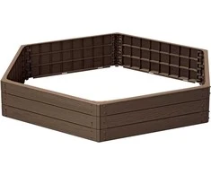 Prosperplast Paaukštinta lysvė Base Woody 148x129x25cm plastikinė/ruda
