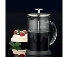 Kavinukas/arbatinukas 1000 ml stiklas, nerūd. plienas RAFAELLA Ambition 62222