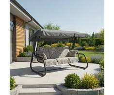 Rimini Juodas Edition G050-06PB PATIO Sodo sūpynės