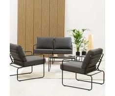 Lauko baldų komplektas Sodo baldų komplektas Nefryt D053-16EB PATIO