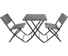 Lauko baldų komplektas Technorattan sodo baldų komplektas Boston pilkas PATIO