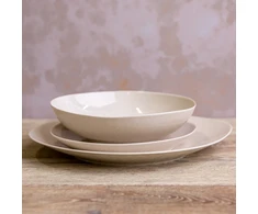 Salaterka Organic 22 cm smėlio spalva AMBITION