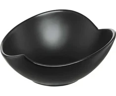 Salotų dubuo Salsa Leaf 15 cm juodas AMBITION