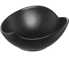 Salotų dubuo Salsa Leaf 21,5 cm juodas AMBITION