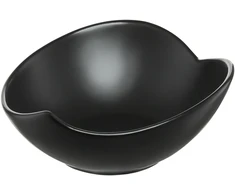 Salotų dubuo Salsa Leaf 15 cm juodas AMBITION