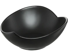 Salotų dubuo Salsa Leaf 18 cm juodas AMBITION