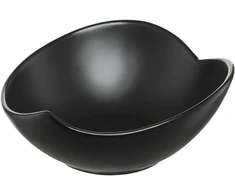 Salotų dubuo Salsa Leaf 21,5 cm juodas AMBITION
