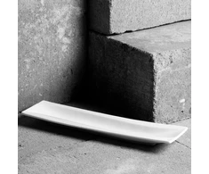 Padėklas/lėkštė 26x7 cm SALSA porcelianas, balta spalva Ambition 33937