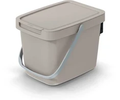Šiukšliadėžė Systema Q Collect 6 l smėlio spalva KEDEN