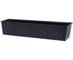 Prosperplast Plastikinis lovelis RATOLLA, antracito sp., 78,3 x 17,3 x 15 cm