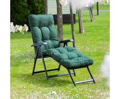 Sodo gultas su atrama kojoms Lena Lounger Juodas Edition H024-32IB PATIO