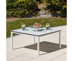 Sodo stalas Agat baltas 68 x 68 cm PATIO