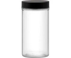 Milos apvalus laikymo indas 1,3 l juodas DOMOTTI
