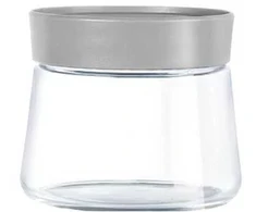 Pasukamas stiklainis su dangteliu 500 ml pilkas LUMINARC