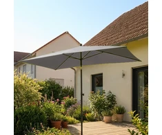 Lauko skėtis PATIO Pilkas, 2,1x1,4 m