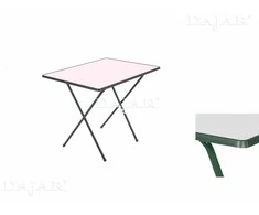 Staliukas turistinis Sevelit 60 x 80 cm balta / žalia PATIO