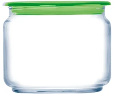 Stiklainis su dangteliu Plano 500 ml žalias LUMINARC
