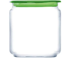 Stiklainis su dangteliu Plano 750 ml žalias LUMINARC