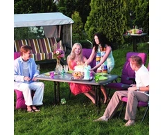 Dine &amp; Relax stalas 132 x 90 cm pizarra / antracitas (59917) PATIO