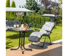 Stół Dine &amp; Relax 60 cm pizarra / antracito PATIO